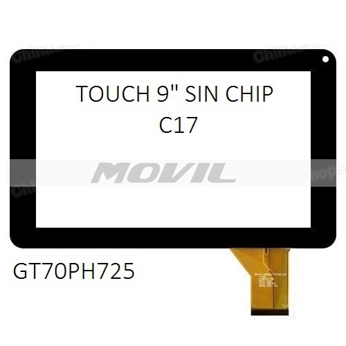Touch tactil para tablet flex 9 inch SIN CHIP C17 GT70PH725